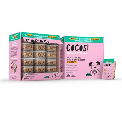 Halbfeuchtes Hundefutter, Vollnahrung, köstlich, hohe Schmackhaftigkeit (3,6 kg, Schweinefleischgeschmack) von SMELL & SMILE