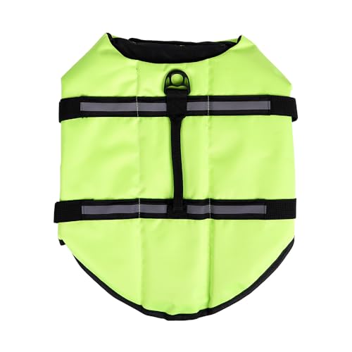 Hunde-Schwimmweste mit reflektierenden Streifen, Rettungsgriff, verstellbarer Verschluss, Schwimmweste für Haustiere, Strand, Schwimmbad Hunde-Schwimmweste mit reflektierenden Streifen, Rettungsgriff, verstellbarer Verschluss, Schwimmweste für Haustiere, Strand, Schwimmbad von SMELL & SMILE
