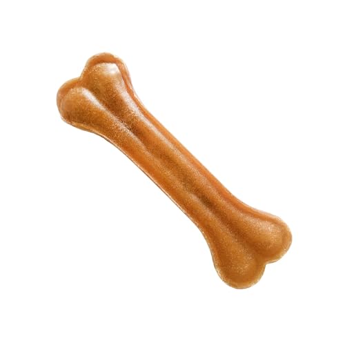 Kauknochen für Hunde, Knochen für Hunde, Premium-Snacks zum Kauen von Hunden (16,5 cm, 1 Stück) von SMELL & SMILE