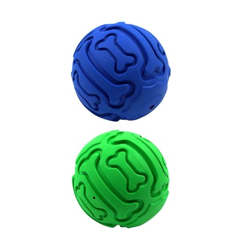 SMELL & SMILE 2 x Kauspielzeug für Hunde, interaktives Spielzeug, sicher für Welpen und mittelgroße Hunde, zur Linderung von Angst, zufällige Farbe (9 x 9 cm - 2396) von SMELL & SMILE
