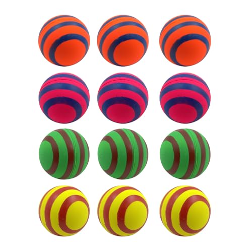 SMELL & SMILE Tennisbälle zum Spielen von Tennisbällen für Hunde, ideal für Ballwerfer (12 Stück - 6,3 cm-2351) von SMELL & SMILE