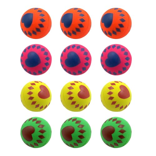 SMELL & SMILE Tennisbälle zum Spielen von Tennisbällen für Hunde, ideal für Ballwerfer (12 Stück - 6,3 cm - 2438) von SMELL & SMILE