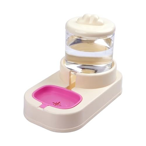 SOY3476-ROSA Automatische Tränke für Hunde, Katzen, Schwerkraftspender für Haustiere, Wasserbrunnen für Hunde, Katzen, 1,8 l SOY3476-ROSA Automatische Tränke für Hunde, Katzen, Schwerkraftspender für Haustiere, Wasserbrunnen für Hunde, Katzen, 1,8 l von SMELL & SMILE