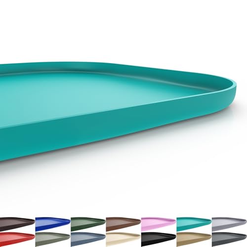 SMILOOL Silikon Haustier Futtermatte mit erhöhtem Rand für Futter und Wasser, Hundenapfmatten, Katzennäpfe Platzset mit hoher Lippe für Boden wasserdicht, Gummiablage für Katzen und Hunde 24x16x0,8 SMILOOL Silikon Haustier Futtermatte mit erhöhtem Rand für Futter und Wasser, Hundenapfmatten, Katzennäpfe Platzset mit hoher Lippe für Boden wasserdicht, Gummiablage für Katzen und Hunde 24x16x0,8 von SMILOOL