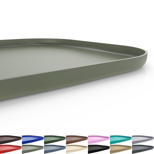 SMILOOL Silikon Haustier Futtermatte mit erhöhtem Rand für Futter und Wasser, Hundenapfmatten, Katzennäpfe Platzset mit hoher Lippe für Boden wasserdicht, Gummiablage für Katzen und Hunde 24x16x0,8 SMILOOL Silikon Haustier Futtermatte mit erhöhtem Rand für Futter und Wasser, Hundenapfmatten, Katzennäpfe Platzset mit hoher Lippe für Boden wasserdicht, Gummiablage für Katzen und Hunde 24x16x0,8 von SMILOOL