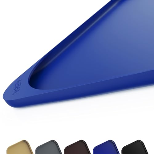 SMILOOL Silikon Haustier Futtermatte mit erhöhtem Rand & Rückstandssammlung Tasche für Futter und Wasser, Hundenapf-Matten, Katzennäpfe Platzset mit hohem Rand für Boden, wasserdicht, 24 x 16 x 0,8 SMILOOL Silikon Haustier Futtermatte mit erhöhtem Rand & Rückstandssammlung Tasche für Futter und Wasser, Hundenapf-Matten, Katzennäpfe Platzset mit hohem Rand für Boden, wasserdicht, 24 x 16 x 0,8 von SMILOOL