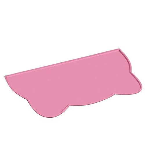 Katzen-Matten, Katzenkopfform, auslaufsicher, rutschfest, leicht zu reinigen, Haushalts-Haustier-Tischset, Katze und Hund, Rosa Katzen-Matten, Katzenkopfform, auslaufsicher, rutschfest, leicht zu reinigen, Haushalts-Haustier-Tischset, Katze und Hund, Rosa von SMYTJSYC