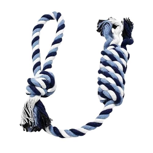 SMYTJSYC Hundespielzeug, Karottenknoten, Seilball, Baumwollseil, Hantel, Kauspielzeug, geflochten, bissfest, Haustierbedarf, J, 45 cm SMYTJSYC Hundespielzeug, Karottenknoten, Seilball, Baumwollseil, Hantel, Kauspielzeug, geflochten, bissfest, Haustierbedarf, J, 45 cm von SMYTJSYC