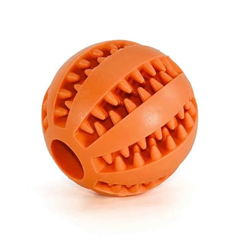 SMYTJSYC Hundespielzeug, interaktive Gummibälle, für Hunde, Welpen, Katzen, Kauspielzeug, Zahnreinigung, Hundefutterball, Orange, Größe S, 5 cm SMYTJSYC Hundespielzeug, interaktive Gummibälle, für Hunde, Welpen, Katzen, Kauspielzeug, Zahnreinigung, Hundefutterball, Orange, Größe S, 5 cm von SMYTJSYC