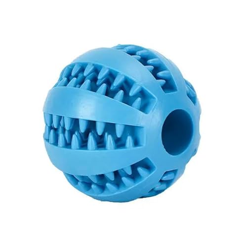 SMYTJSYC Hundespielzeug für Hunde, Kauspielzeug, Zahnreinigung, Leckerli-Ball, extra robust, interaktiver Elastikball für Haustiere, Blau SMYTJSYC Hundespielzeug für Hunde, Kauspielzeug, Zahnreinigung, Leckerli-Ball, extra robust, interaktiver Elastikball für Haustiere, Blau von SMYTJSYC