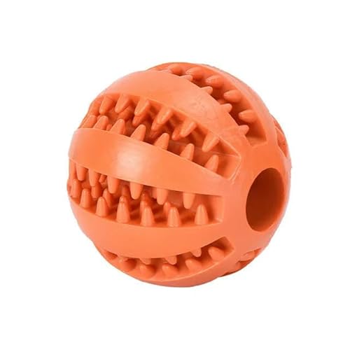 SMYTJSYC Hundespielzeug für Hunde, Kauspielzeug, Zahnreinigung, Leckerli-Ball, extra robust, interaktiver Elastikball für Haustiere, Orange SMYTJSYC Hundespielzeug für Hunde, Kauspielzeug, Zahnreinigung, Leckerli-Ball, extra robust, interaktiver Elastikball für Haustiere, Orange von SMYTJSYC
