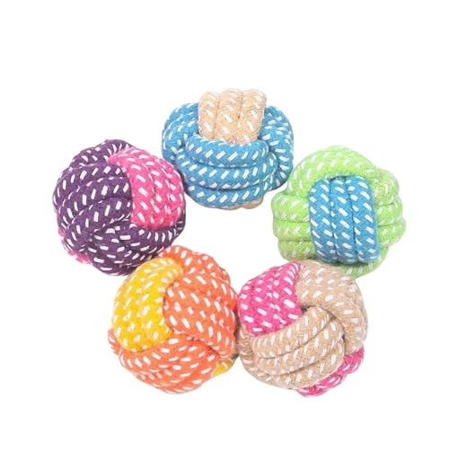 SMYTJSYC Interaktives Baumwollseil, Mini-Hundespielzeug, Ball für Hunde, Zubehör, Zahnbürste, Kauspielzeug, Welpenspielzeug, Haustierspielzeug, A-1 Stück, zufällige Farbe SMYTJSYC Interaktives Baumwollseil, Mini-Hundespielzeug, Ball für Hunde, Zubehör, Zahnbürste, Kauspielzeug, Welpenspielzeug, Haustierspielzeug, A-1 Stück, zufällige Farbe von SMYTJSYC