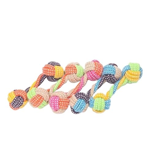 SMYTJSYC Interaktives Baumwollseil, Mini-Hundespielzeug, Ball für Hunde, Zubehör, Zahnbürste, Kauspielzeug, Welpenspielzeug, Haustierspielzeug, F-1 Stück, zufällige Farbe SMYTJSYC Interaktives Baumwollseil, Mini-Hundespielzeug, Ball für Hunde, Zubehör, Zahnbürste, Kauspielzeug, Welpenspielzeug, Haustierspielzeug, F-1 Stück, zufällige Farbe von SMYTJSYC