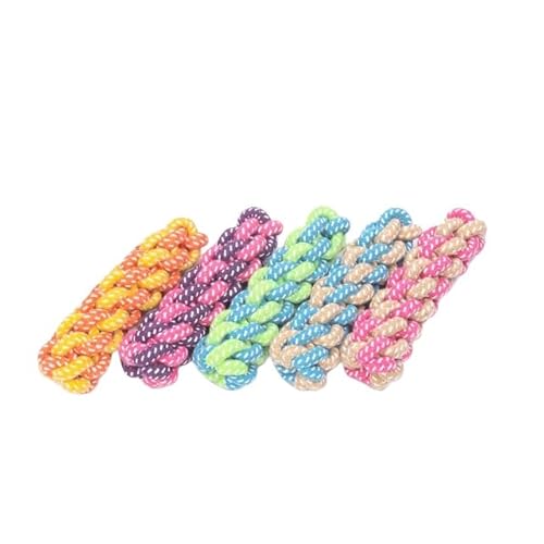 SMYTJSYC Interaktives Baumwollseil, Mini-Hundespielzeug, Ball für Hunde, Zubehör, Zahnbürste, Kauspielzeug, Welpenspielzeug, Haustierspielzeug, G-1 Stück, zufällige Farbe SMYTJSYC Interaktives Baumwollseil, Mini-Hundespielzeug, Ball für Hunde, Zubehör, Zahnbürste, Kauspielzeug, Welpenspielzeug, Haustierspielzeug, G-1 Stück, zufällige Farbe von SMYTJSYC