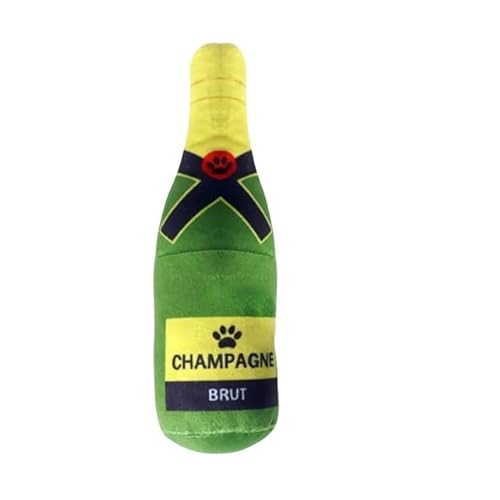 SMYTJSYC Interaktives Hundespielzeug, Champagner, Weinflasche, Haustierspielzeug, Plüschgefüllt, bissfest, Haustierbedarf, Champagner SMYTJSYC Interaktives Hundespielzeug, Champagner, Weinflasche, Haustierspielzeug, Plüschgefüllt, bissfest, Haustierbedarf, Champagner von SMYTJSYC