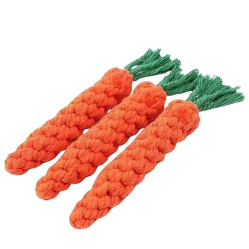 SMYTJSYC Langlebiges, geflochtenes Hundespielzeug mit Knotenseilball und Baumwollseil-Hantel für Zahnreinigung und Kauen, C, 22 x 3 cm SMYTJSYC Langlebiges, geflochtenes Hundespielzeug mit Knotenseilball und Baumwollseil-Hantel für Zahnreinigung und Kauen, C, 22 x 3 cm von SMYTJSYC
