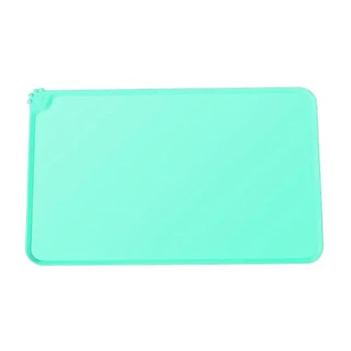 Wasserdichte Haustiermatte aus Silikon für Hunde und Katzen, Haustierfutterunterlage, Haustiernapf, Trinkmatte, Hundefütterung, Tischset, Grün Wasserdichte Haustiermatte aus Silikon für Hunde und Katzen, Haustierfutterunterlage, Haustiernapf, Trinkmatte, Hundefütterung, Tischset, Grün von SMYTJSYC