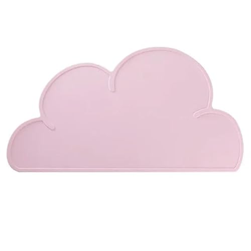 Wasserdichte Haustiermatte aus Silikon für Hunde und Katzen, Haustiernapf, Trinkmatte, Platzdeckchen, rosa Wolken Wasserdichte Haustiermatte aus Silikon für Hunde und Katzen, Haustiernapf, Trinkmatte, Platzdeckchen, rosa Wolken von SMYTJSYC