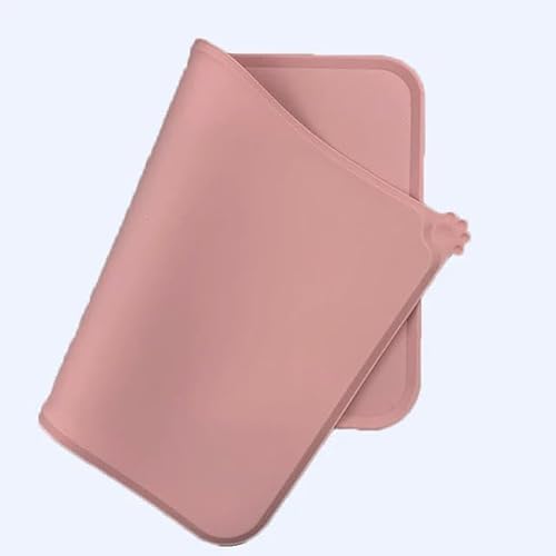 Wasserdichte Haustiermatte für Hunde und Katzen, einfarbig, Silikon, Haustiernapf, Trinkmatte Wasserdichte Haustiermatte für Hunde und Katzen, einfarbig, Silikon, Haustiernapf, Trinkmatte von SMYTJSYC