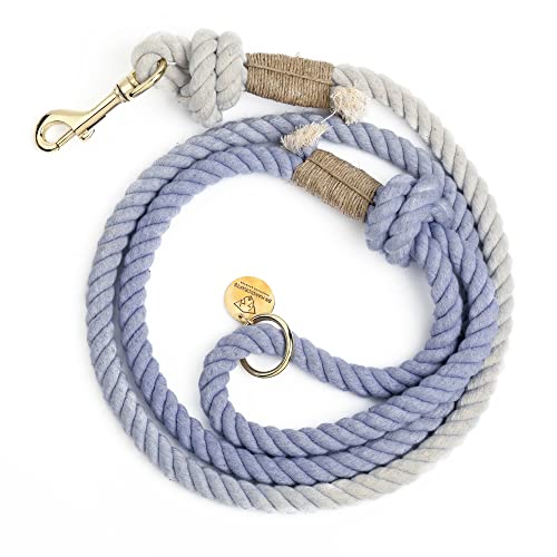 Handgefertigte Hundeleine, Ombré-Seil, für Hunde, Seil, Hundeleine, geflochtene Hundeleine, Baumwollseil, für mittelgroße Hunde, große Hunde, 1,5 m, Bio-Baumwolle Handgefertigte Hundeleine, Ombré-Seil, für Hunde, Seil, Hundeleine, geflochtene Hundeleine, Baumwollseil, für mittelgroße Hunde, große Hunde, 1,5 m, Bio-Baumwolle von SN HANDICRAFTS