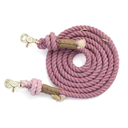 Handgefertigte Hundeleine aus Erdbeer-Ton, für Hunde, süße Hundeleine, geflochtene Hundeleine, Baumwolle, freihändige Leine, 2,1 m Handgefertigte Hundeleine aus Erdbeer-Ton, für Hunde, süße Hundeleine, geflochtene Hundeleine, Baumwolle, freihändige Leine, 2,1 m von SN HANDICRAFTS