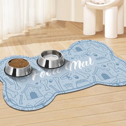 Futtermatte für Haustiere, saugfähige Hundefuttermatte für Böden, wasserdicht, für Hunde und Katzen, Platzdeckchen für Futter- und Wassernäpfe – keine Flecken, kein Verrutschen, schnell trocknende Futtermatte für Haustiere, saugfähige Hundefuttermatte für Böden, wasserdicht, für Hunde und Katzen, Platzdeckchen für Futter- und Wassernäpfe – keine Flecken, kein Verrutschen, schnell trocknende von SNGKMSYG