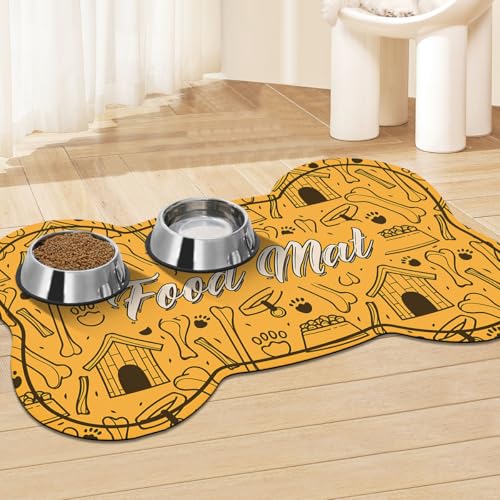 Futtermatte für Haustiere, saugfähige Hundefuttermatte für Böden, wasserdicht, für Hunde und Katzen, Platzdeckchen für Futter- und Wassernäpfe – keine Flecken, kein Verrutschen, schnell trocknende Futtermatte für Haustiere, saugfähige Hundefuttermatte für Böden, wasserdicht, für Hunde und Katzen, Platzdeckchen für Futter- und Wassernäpfe – keine Flecken, kein Verrutschen, schnell trocknende von SNGKMSYG