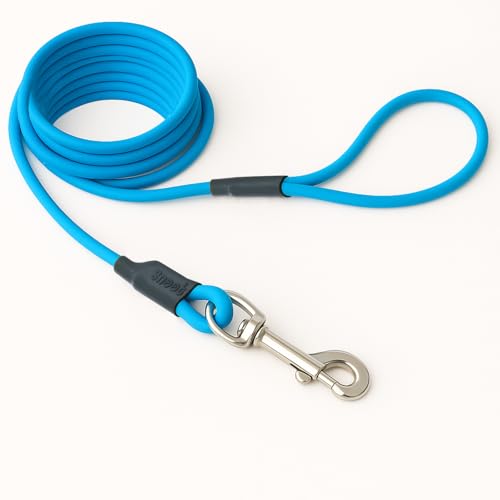 10m Schleppleine Hunde, Wasserfeste Hundeleine Rundleine mit Handschlaufe, Robuste Freilauf-Trainingsleine Cyan-Blau, bis 35kg 10m Schleppleine Hunde, Wasserfeste Hundeleine Rundleine mit Handschlaufe, Robuste Freilauf-Trainingsleine Cyan-Blau, bis 35kg von SNOOT