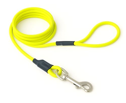 5m Schleppleine Hunde, Wasserfeste Hundeleine Rundleine mit Handschlaufe, Robuste Freilauf-Trainingsleine Neon-Gelb, bis 35kg 5m Schleppleine Hunde, Wasserfeste Hundeleine Rundleine mit Handschlaufe, Robuste Freilauf-Trainingsleine Neon-Gelb, bis 35kg von SNOOT