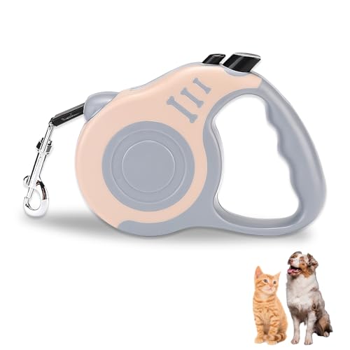 5M Rollleine Hundeleine Ausziehbar, Hochwertige Retractable Dehnbare Automatische Dog Leash Hunde Leicht Einziehbar von SNSYGN