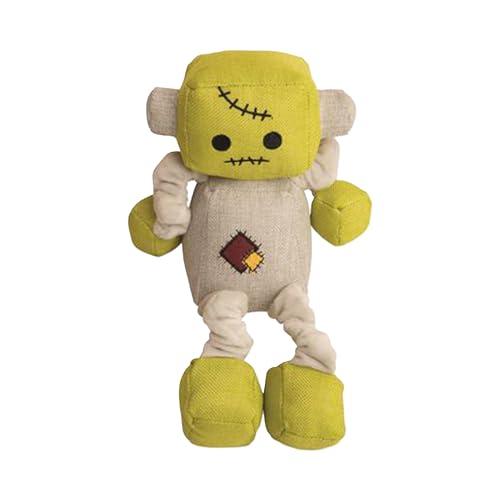 SNUG AROOZ Snugarooz Frank-N-Bot Plüsch-Hundespielzeug mit Quietscher und Reparaturflicken, strapazierfähiges Leinen, lustiges Halloween-Design, lebendige Farben, weiche Textur SNUG AROOZ Snugarooz Frank-N-Bot Plüsch-Hundespielzeug mit Quietscher und Reparaturflicken, strapazierfähiges Leinen, lustiges Halloween-Design, lebendige Farben, weiche Textur von SNUG AROOZ