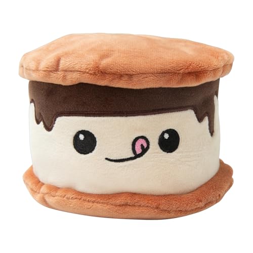 SNUG AROOZ Snugarooz Summer The S'More Plüsch-Hundespielzeug mit Reparaturflicken, weich und langlebig, umweltfreundliches Spielzeug zum Apportieren, Werfen und Kuscheln – lustiges Marshmallow-Design SNUG AROOZ Snugarooz Summer The S'More Plüsch-Hundespielzeug mit Reparaturflicken, weich und langlebig, umweltfreundliches Spielzeug zum Apportieren, Werfen und Kuscheln – lustiges Marshmallow-Design von SNUG AROOZ