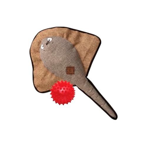 SnugArooz Sally The Stingray Plüsch-Hundespielzeug mit Reparaturflicken, Quietsch- und Knistermaterial mit stacheligem Gummiball, ideal zum Apportieren und Spielen SnugArooz Sally The Stingray Plüsch-Hundespielzeug mit Reparaturflicken, Quietsch- und Knistermaterial mit stacheligem Gummiball, ideal zum Apportieren und Spielen von SNUG AROOZ