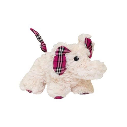 Snugarooz Hundespielzeug Ella der Elefant mit Reparatur-Patch, weich, quietschend und langlebig, hergestellt aus recycelten Materialien, perfekt zum Spielen und Kuscheln von SNUG AROOZ