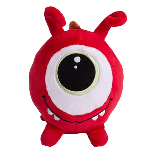 Snugarooz Just Jeff Monster mit Reparaturflicken, 2-in-1 Plüsch-Hundespielzeug mit verstecktem TPR-Ball, Quietscher, Knistern, langlebig für kleine bis mittelgroße Hunde Snugarooz Just Jeff Monster mit Reparaturflicken, 2-in-1 Plüsch-Hundespielzeug mit verstecktem TPR-Ball, Quietscher, Knistern, langlebig für kleine bis mittelgroße Hunde von SNUG AROOZ