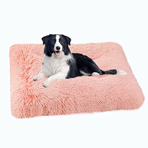 SOAI Flauschige Große Hundebett,122x83cm Langer Weiche Polsterung, Multifunktional Hundematte,Waschbar Hundekissen für Mittelgroße XXL Hunde SOAI Flauschige Große Hundebett,122x83cm Langer Weiche Polsterung, Multifunktional Hundematte,Waschbar Hundekissen für Mittelgroße XXL Hunde von SOAI
