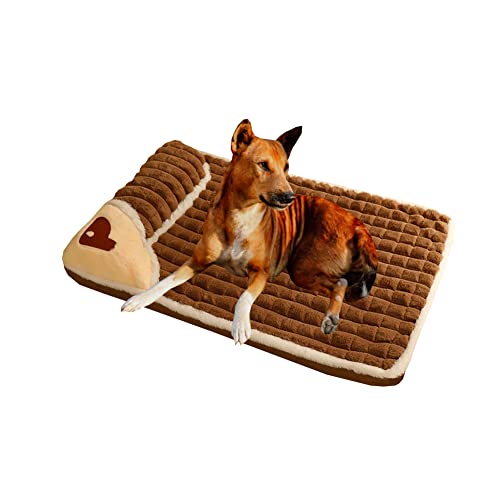 SOAI Mittelgroße Hundebett für Hunde, Flauschig Katzenbett, Hundekissen, Katzenkissen, Hundekorb, Anti-Rutsch Hundebett, Abnehmbares und Waschbares Hundematte SOAI Mittelgroße Hundebett für Hunde, Flauschig Katzenbett, Hundekissen, Katzenkissen, Hundekorb, Anti-Rutsch Hundebett, Abnehmbares und Waschbares Hundematte von SOAI