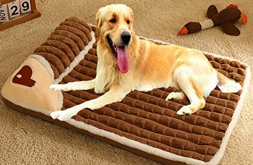 SOAI Plüsch Hundematte, Hundekorb, Abnehmbares Waschbares Hundebett mit Reißverschluss, Tragbar Haustierbett für Katzen/Hunde, Rutschhemmendes Hundebetten SOAI Plüsch Hundematte, Hundekorb, Abnehmbares Waschbares Hundebett mit Reißverschluss, Tragbar Haustierbett für Katzen/Hunde, Rutschhemmendes Hundebetten von SOAI
