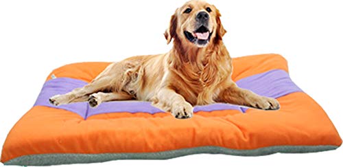 Waschbares Plüsch-Haustierbett, Wärmeerhaltung, beruhigendes Hundenestkissen, verbessert den Schlaf, weich, bequem, groß, doppelseitig, Hundehütte von SOAI