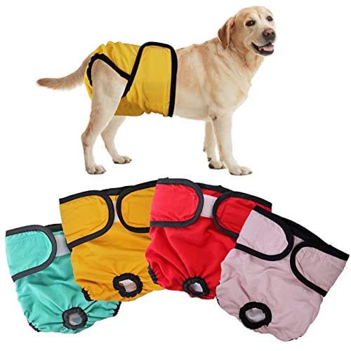 SOARFLY Läufigkeitshose für Hündinnen, Hundewindeln für Hündinnen, Hunde Windeln, Hundewindel, Hochsaugfähige, Waschbare und Umweltfreundliche Damenbinden Inkontinenzhose für Hunde (M, Vier Farben) SOARFLY Läufigkeitshose für Hündinnen, Hundewindeln für Hündinnen, Hunde Windeln, Hundewindel, Hochsaugfähige, Waschbare und Umweltfreundliche Damenbinden Inkontinenzhose für Hunde (M, Vier Farben) von SOARFLY