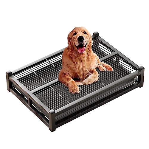 Hundetoilette, Metall, verzinktes Vierkantrohr, Hundeurinal, Trainingstoilette mit PVC-Tablett, Indoor-Corgi-Töpfchen, KOT-Katzentoilette, Haustier-Defäkation, Spezialbedarf, Haustier-Pads-Halter (SI Hundetoilette, Metall, verzinktes Vierkantrohr, Hundeurinal, Trainingstoilette mit PVC-Tablett, Indoor-Corgi-Töpfchen, KOT-Katzentoilette, Haustier-Defäkation, Spezialbedarf, Haustier-Pads-Halter (SI von SOBS