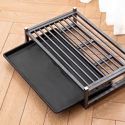 Hundetoilette, Metall-Töpfchen-Trainingstoilette, Hundetoilette, Schublade, Trainingstablett, Haustier-PIPI-Pad-Halter, Hundetoilette for Kleine, Mittelgroße Und Große Hunde (Size : 50x30cm(19.7x11.8 Hundetoilette, Metall-Töpfchen-Trainingstoilette, Hundetoilette, Schublade, Trainingstablett, Haustier-PIPI-Pad-Halter, Hundetoilette for Kleine, Mittelgroße Und Große Hunde (Size : 50x30cm(19.7x11.8 von SOBS