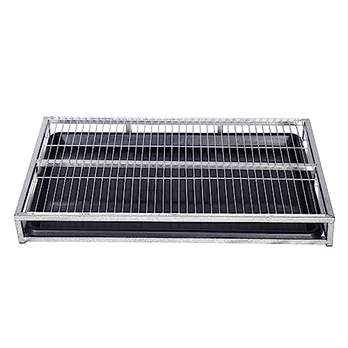 Metall Haustier Toilette Robuste Töpfchen Training Tablett Hund Töpfchen Tablett Pee Pad Halter Pet Katzentoilette Hund Toilette Verwendung In Balkon (Size : 78x50x9cm) Metall Haustier Toilette Robuste Töpfchen Training Tablett Hund Töpfchen Tablett Pee Pad Halter Pet Katzentoilette Hund Toilette Verwendung In Balkon (Size : 78x50x9cm) von SOBS