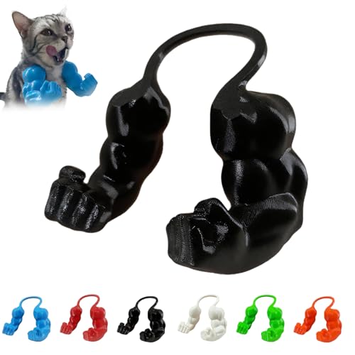 Katzenmuskelarm,Funny Cat with Muscular Arms,cat Muscle Arm,3D-gedruckte Mit Muskeln Muskel Kostüm Für Katzen,Neuheit Arm Katzen Outfit Interaktives Spielzeug Für Party Requisiten-D von SOCLING
