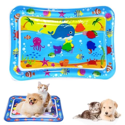 SOCLING Katzen Spiel und kühl wassermatte,waterlou - sensorische Matte Katze,Katzen kühlmatte mit Wasser,Sommer wassermatte,abkühlung im Sommer,Haustier Wasser Sensory Matte,Summer cat Water mat SOCLING Katzen Spiel und kühl wassermatte,waterlou - sensorische Matte Katze,Katzen kühlmatte mit Wasser,Sommer wassermatte,abkühlung im Sommer,Haustier Wasser Sensory Matte,Summer cat Water mat von SOCLING
