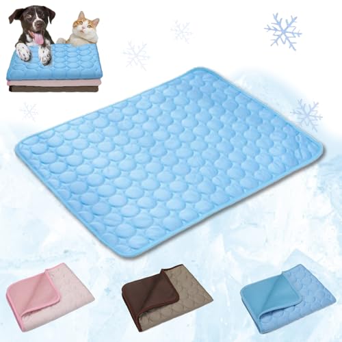 SOCLING Kühlmatte Katze Ohne Gel,Emma Love Kühlmatte,Sommer Katzen Wassermatte,abkühlung Für Katzen Im Sommer,Kühlmatte Für Hunde Selbstkühlend, Kühlmatte Katze Ohne Gel Kratzfest von SOCLING
