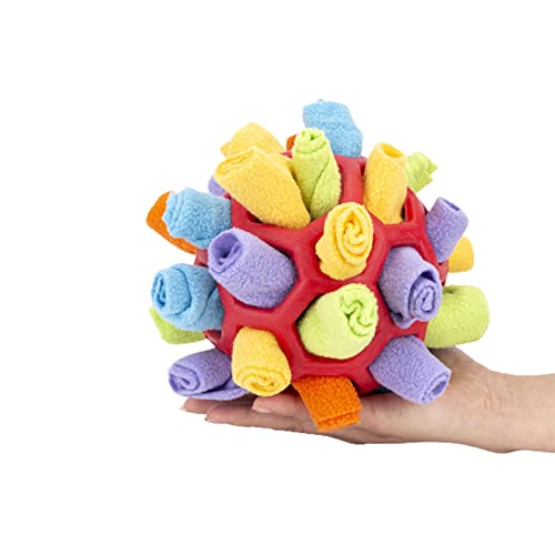 SOCLING Schnüffelball Für Hunde, Futterball Für Hunde, Intelligenzspielzeug Für Hunde, Larimuer Schnüffelball Für Hunde,hundespielzeug Schnüffelball,tragbarer Haustier Snuffle Ball Toy SOCLING Schnüffelball Für Hunde, Futterball Für Hunde, Intelligenzspielzeug Für Hunde, Larimuer Schnüffelball Für Hunde,hundespielzeug Schnüffelball,tragbarer Haustier Snuffle Ball Toy von SOCLING
