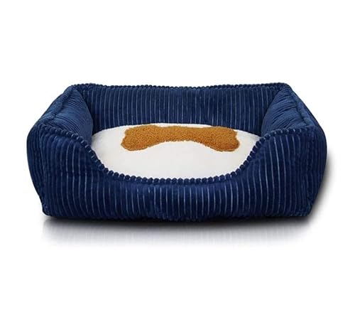 Hundekorb Hundebett Katzenbett Hundesofa Bone Pet Bed Warm Pet Products for Small Medium Large Dog Soft Pet Bed for Dogs Washable House for Cat Puppy Zwinger Mat Hundekörbchen Haustierbett (Color : B von SOCUY