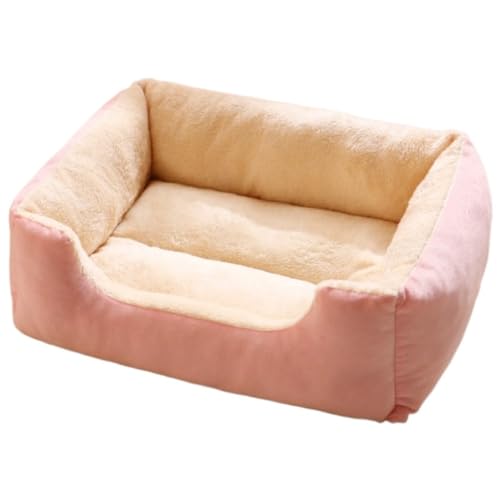 Hundekorb Hundebett Katzenbett Hundesofa Hundebett für Nedium kleine Hunde, orthopädische große Hundebetten mit abnehmbaren Bezügen, rutschfeste Unterseite Hundekörbchen Haustierbett (Color : E, Siz von SOCUY