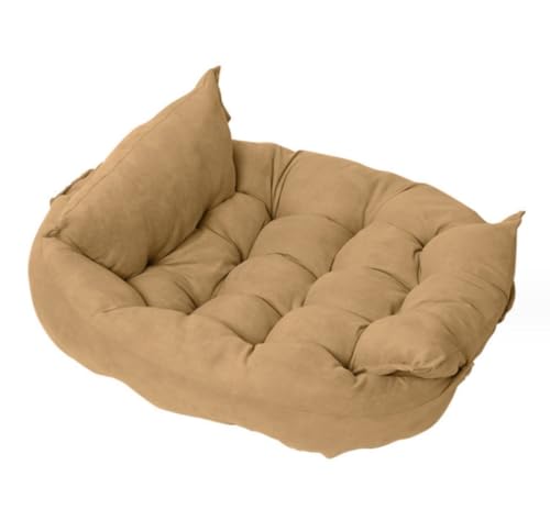 Hundekorb Hundebett Katzenbett Hundesofa Hundebett für kleine Hunde und Hauskatzen. Waschbares Haustierbett, passend für Kisten Hundekörbchen Haustierbett (Color : F, Size : 78 * 62cm) von SOCUY